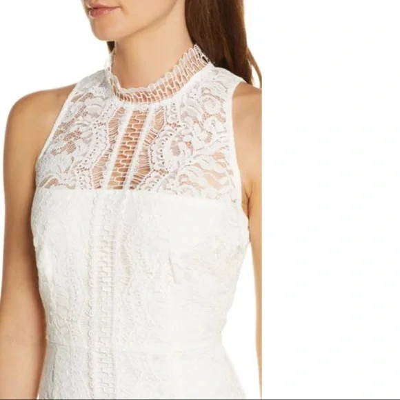 NEW Eliza J Illusion Lace Cocktail Dress - Picture 7 of 8